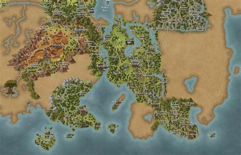 South-Eastern Tamriel as depicted in ESO (+minor updates on older zones ...