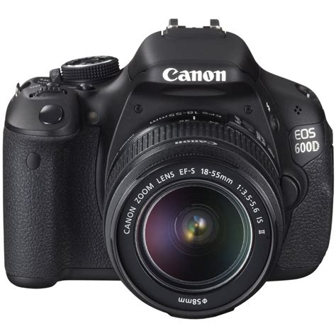 Canon EOS 600D Digital SLR Camera and 18-55mm IS Mark II Lens Kit ...