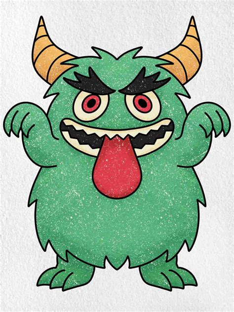 Monster Drawing For Kids