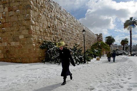 Snow in Israel: Unusual winter storm hits Middle East [PHOTOS] - UPI.com