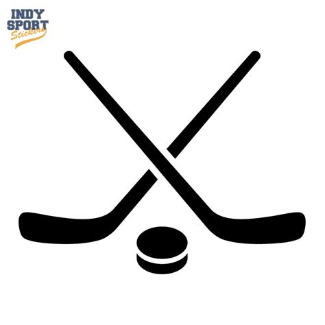 Crossed Hockey Sticks Logo – vultlerorn