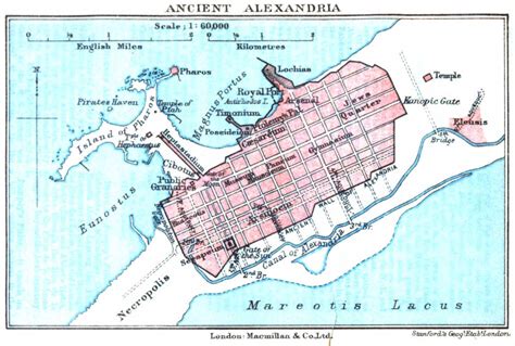 Ancient Alexandria Egypt Map - South Carolina Map