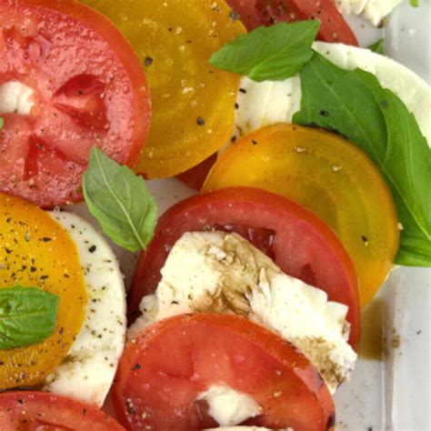 Caprese Salad with Yellow Beets – A Gourmet Food Blog