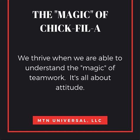 THE "MAGIC" OF CHICK-FIL-A — MTN Universal