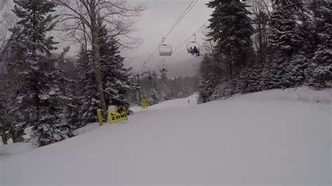 Snowshoe mountain ski trail 3 - YouTube