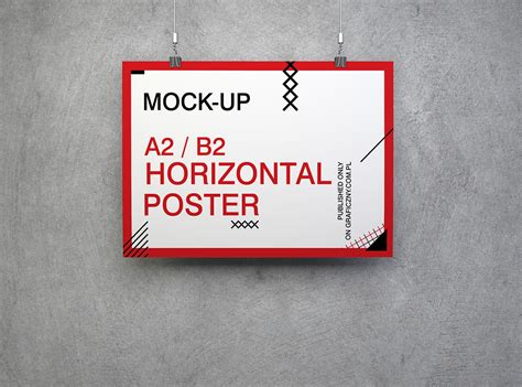 FREE 7+ Horizontal Poster Mockups in PSD | InDesign | AI | Vector EPS