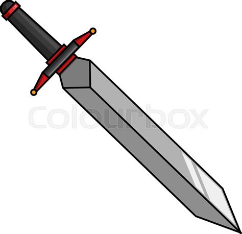 Sword cartoon | Stock vector | Colourbox