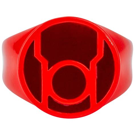 Red Lantern Red and Black Ring