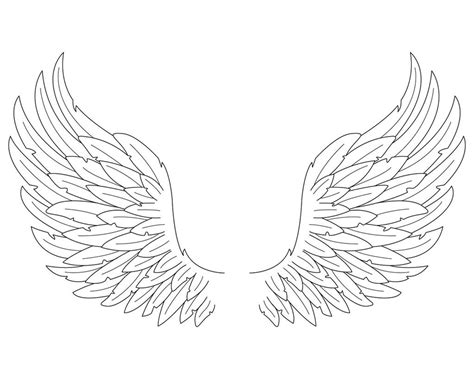 angel_wings_2_by_hacker410kay-d3fdhw1.jpg (1024×819) | Крылья, Эскиз ...