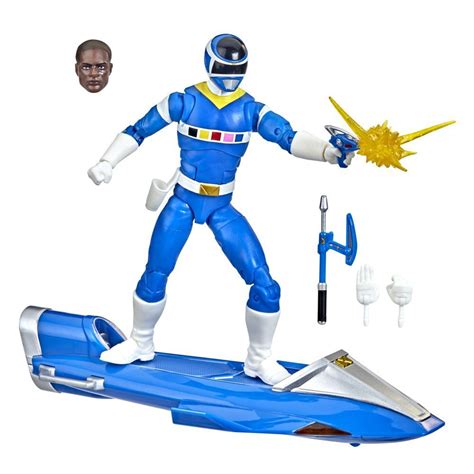 Power Rangers Lightning Collection In Space Blue Ranger & Galaxy Glider ...