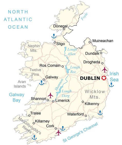 Republic of Ireland Map - GIS Geography