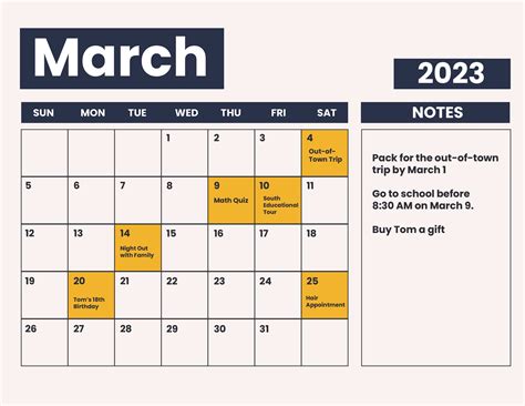 Google Calendar March 2023 - Get Calendar 2023 Update