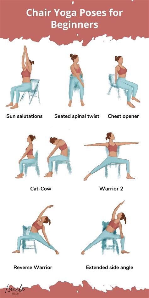 CHAIR YOGA SEQUENCE for Beginners | Lucilehr.com