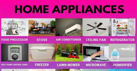 Home Appliances: 30 Best Household Electrical Appliances for Your Home ...