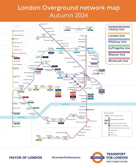 London Overground Windrush line Stations & Map