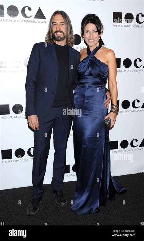 Lisa Edelstein and Robert Russell attending the2011 MOCA Gala "An ...