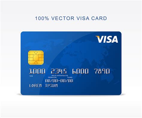 Free Vector Visa Credit Card - graphberry.com