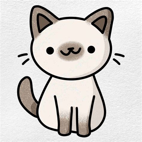 How to Draw a Small Cat - HelloArtsy