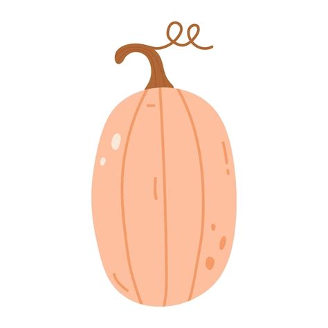 Premium Vector | Cute hand drawing pumpkin vegetable cartoon ...