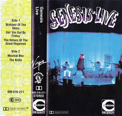 Genesis – Live (Cassette) - Discogs