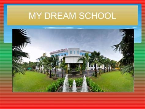 My dream School (Projekt Anglisht)