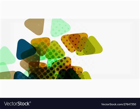 Triangle geometric abstract composition Royalty Free Vector