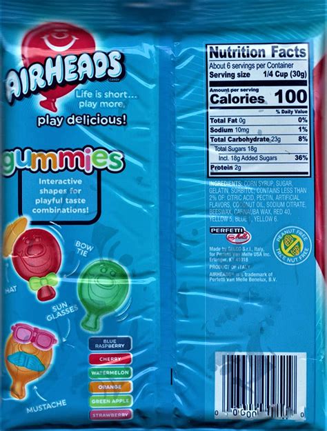 Airheads Gummies Peg Bag (108g) – American Candy Co