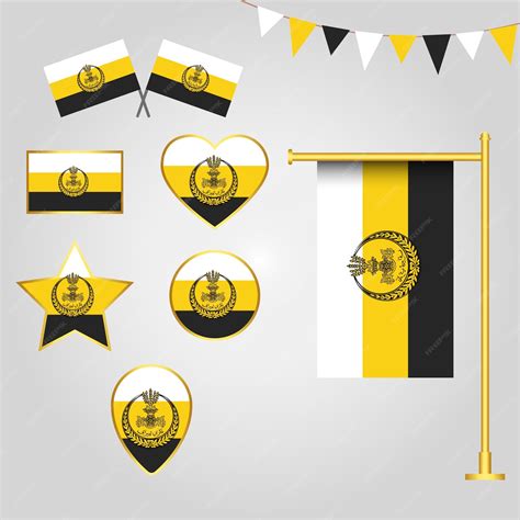 Perak Flag Clipart Images