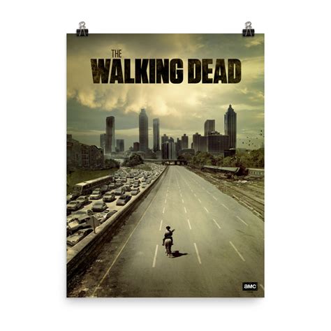 The Walking Dead Season 1 Key Art Premium Satin Poster