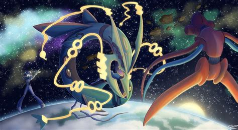 Pokemon Deoxys Vs Rayquaza