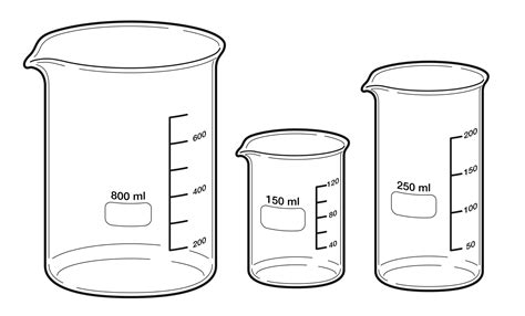 250 ml beaker drawing - 1035vanburenst