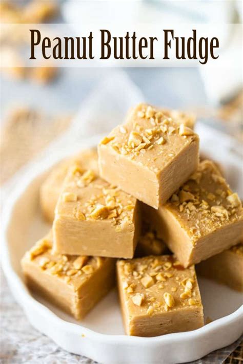 Easy Peanut Butter Fudge: 4 ingredients & just 5 minutes! -Baking a Moment