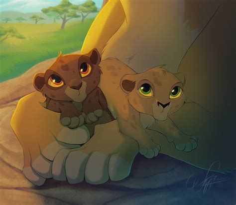 Kovu's and Kiara's cubs by AngelDalet on DeviantArt