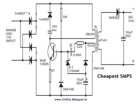 Smps Circuit Diagram With Explanation