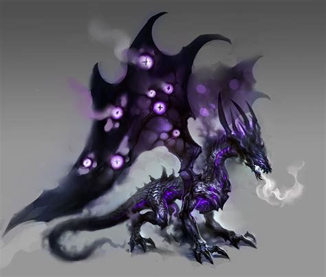 7. Shadow Dragon | 1058 x 900 | Mythical creatures art, Shadow dragon ...