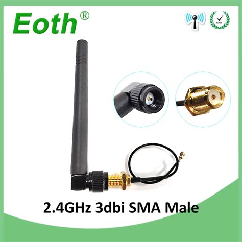 2.4ghz Antenna 3dbi SMA Male 2.4G wifi antenna Aerials 2.4 Ghz antenne ...