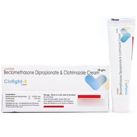 Clofight-B Betamethasone Dipropionate And Clotrimazole Cream, Werke ...