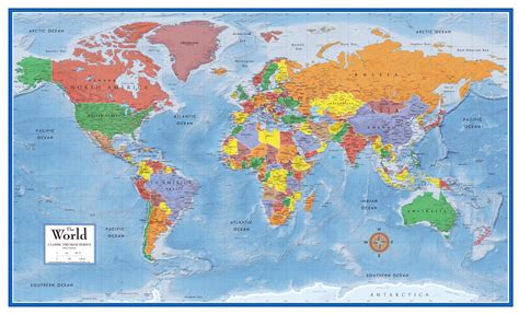 The Best World Map Posters In 2023 - Vivid Maps