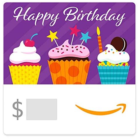 Amazon eGift Card – Birthday Cupcakes - Shopnsavin