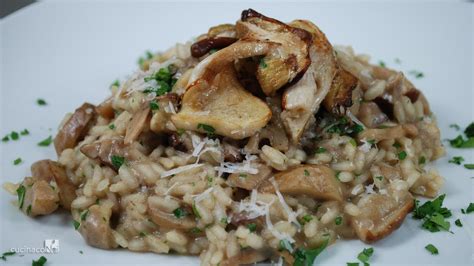 Risotto with Porcini Mushrooms - italian recipe - YouTube