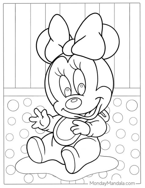 Minnie Mouse Coloring Pages Valentines