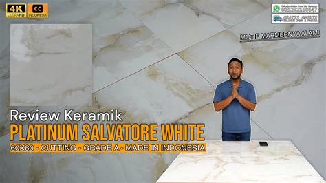 REVIEW KERAMIK CUTTING PLATINUM SALVATORE WHITE || MOTIF MARMERNYA ...