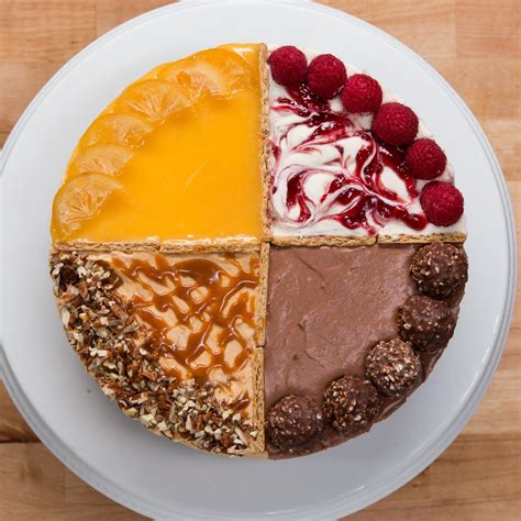 4-Flavor Cheesecake - pastry recipes