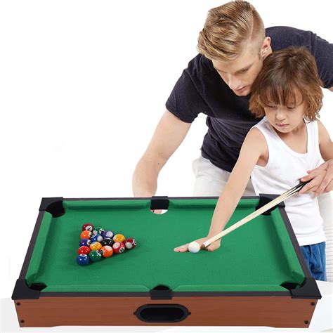 LYUMO Mini Tabletop Billiard Pool Set Portable Billiard Snooker Table ...