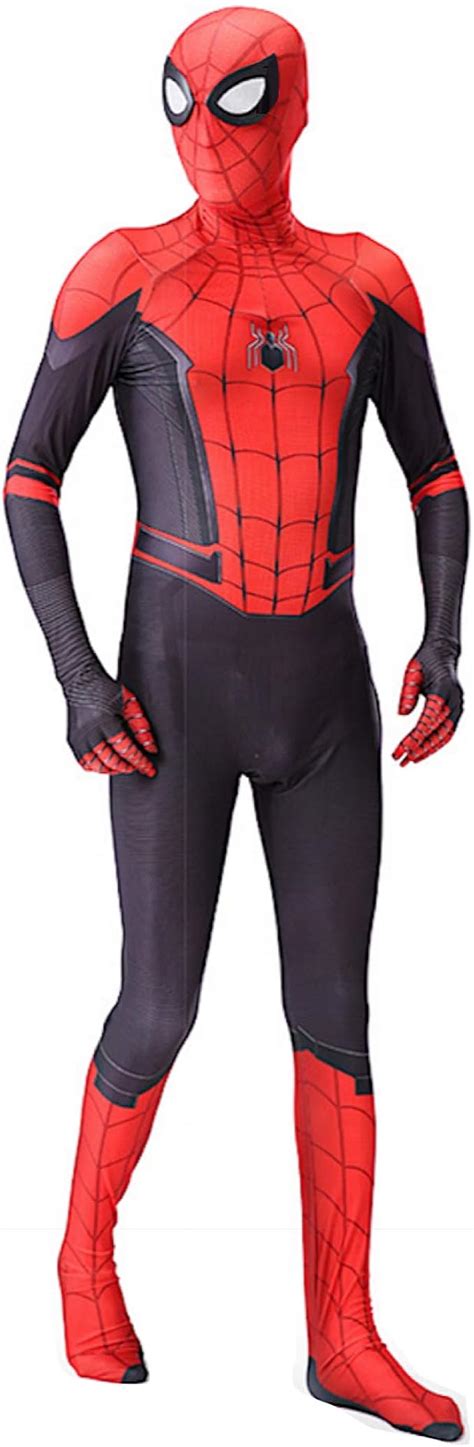 Spiderman Costume Carnival Spider Man Far from Home Child Man Cosplay ...