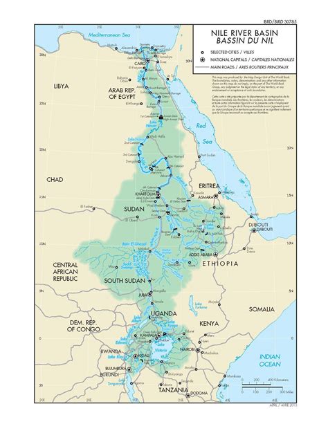 Blue Nile River Map - Keith N Olivier