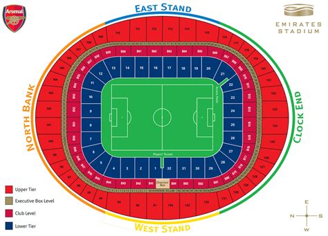 Emirates Stadium seating plan | The Club | News | Arsenal.com