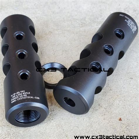 Ruger 10/22 Stainless Steel Muzzle Brake Compensator Ruger Charger ...