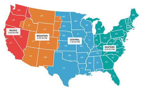 Us Map With States And Time Zones Printable Printable Maps | Images and ...