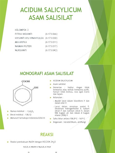 Asam Salisilat-Kel 2 | PDF